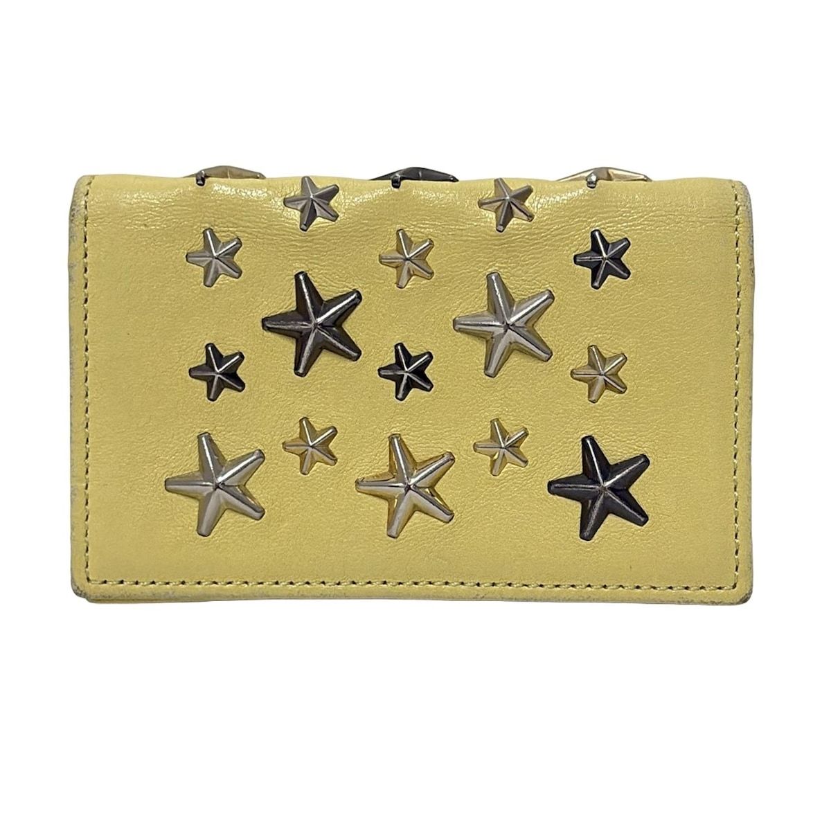 Jimmy Chooネイビー 星型スタッズ 名刺入れ JIMMY CHOO ジミーチュウ カードケース 名刺入れ Jimmy Choo