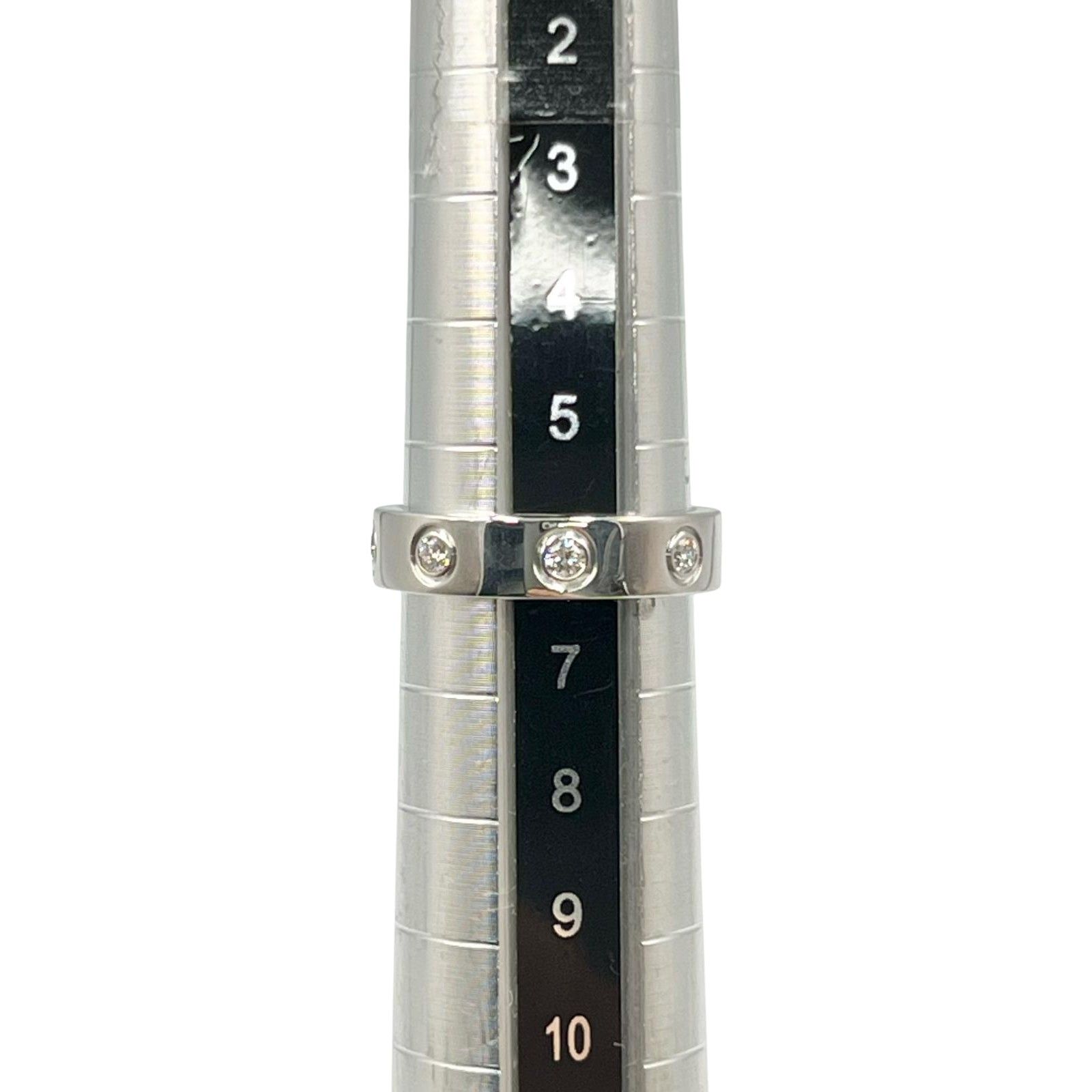 カルティエ CARTIER リング・指輪 ミニラブリング #46 フルダイヤ K18  