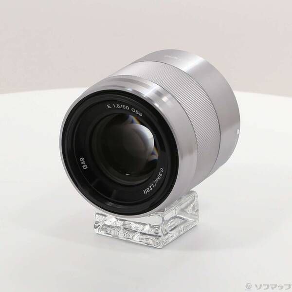 〔 品〕 E 50mm F1.8 OSS SEL50F18 Eレンズ シルバー 348