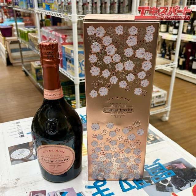 750ml シャンパン ローランペリエロゼ メタルボックス 付き