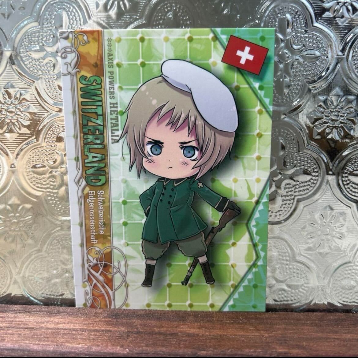 ヘタリア非売品クリアカードトレカ スイス みつけだせる