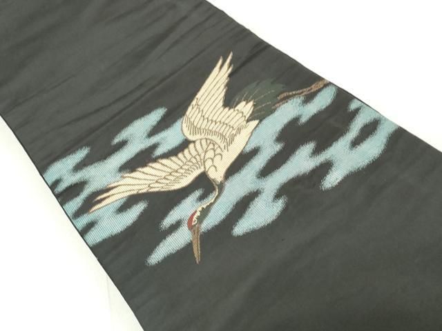 ☆モダニズム2682☆撫松庵 大正ロマン風 長尺 京袋帯 紫 未使用