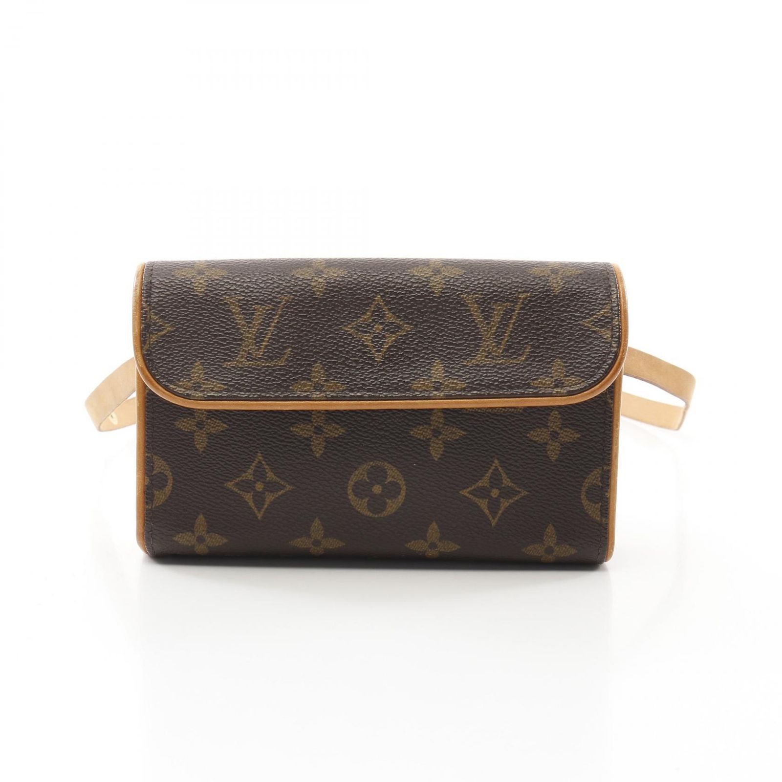 ルイ ヴィトン LOUIS VUITTON ウエストバッグ ボディバッグ ポシェットフロランティーヌ M51855 PVCコーティングキャンバス レザー ポシェット フロランティーヌ レディース Used B