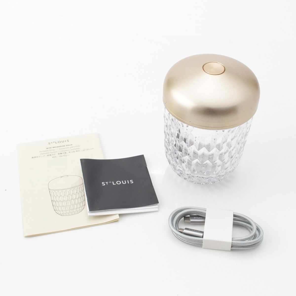 エルメス サンルイ フォリア どんぐりミニポータブルランプ 新品・未