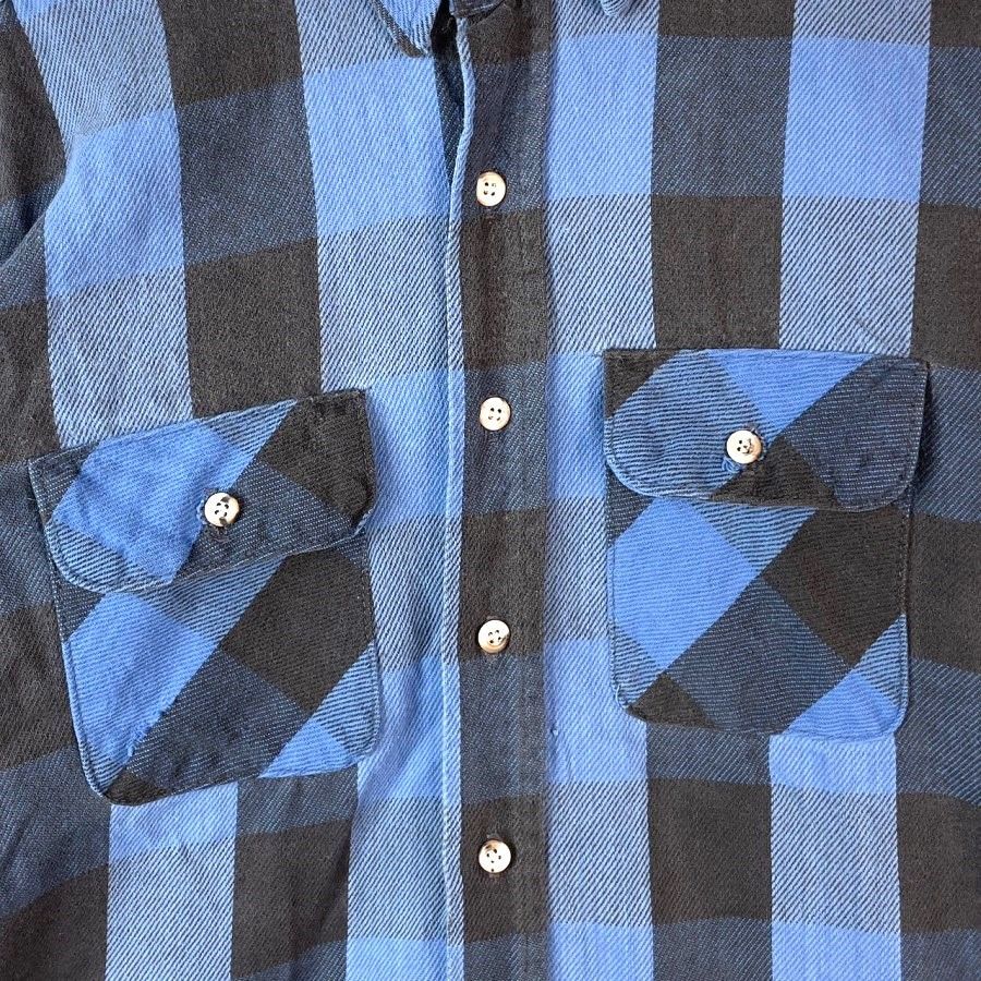 カ*メ様 80s FIVE BROTHER ファイブブラザー バッファロー ネル 中古】80's FIVE BROTHER(ファイブブラザー)メンズ XL
