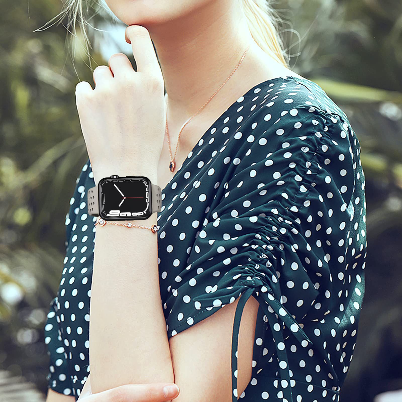 新品 アップルウォッチ スポーツバンド,青 41mm Apple watch