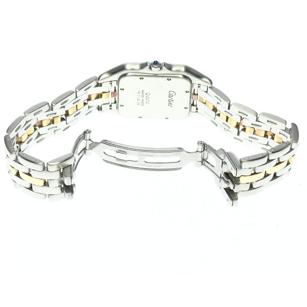 カルティエ CARTIER パンテール LM 1ロウ デイト クォーツ メンズ良品