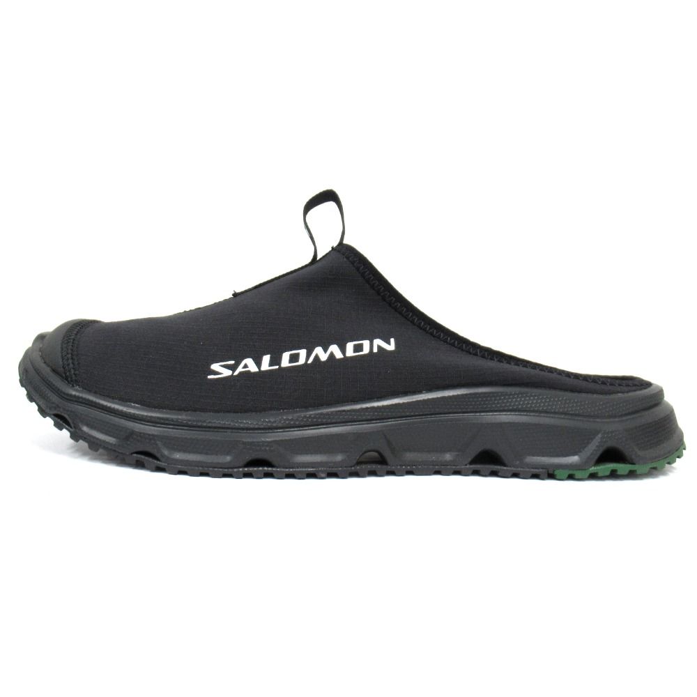 美品 Salomon サロモン RX SLIDE 3.0 スライド サンダル シューズ 靴 サイズ27cm ブラック/ダークカーキ系 メンズ 古着 中古 USED