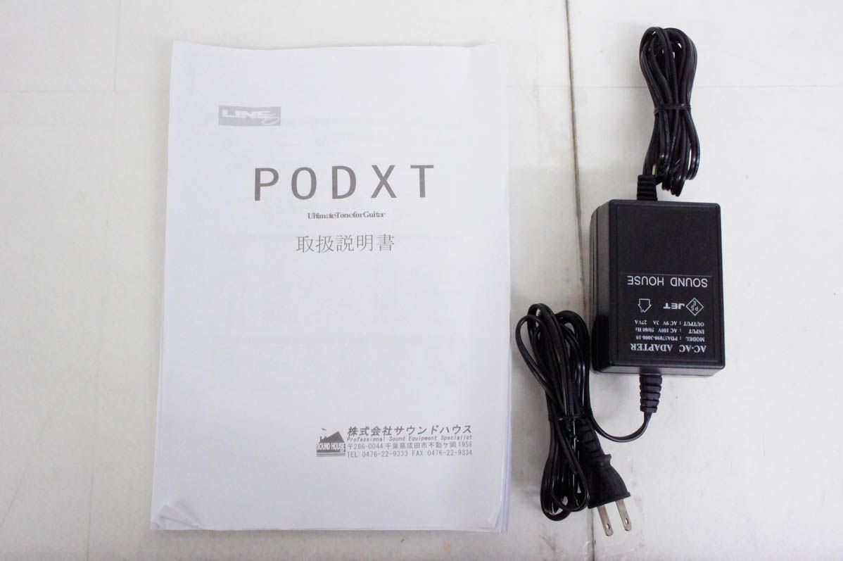 PODxt ギターエフェクター ACアダプター付き PODxt ギターエフェクター ACアダプター付き 【公式通販】