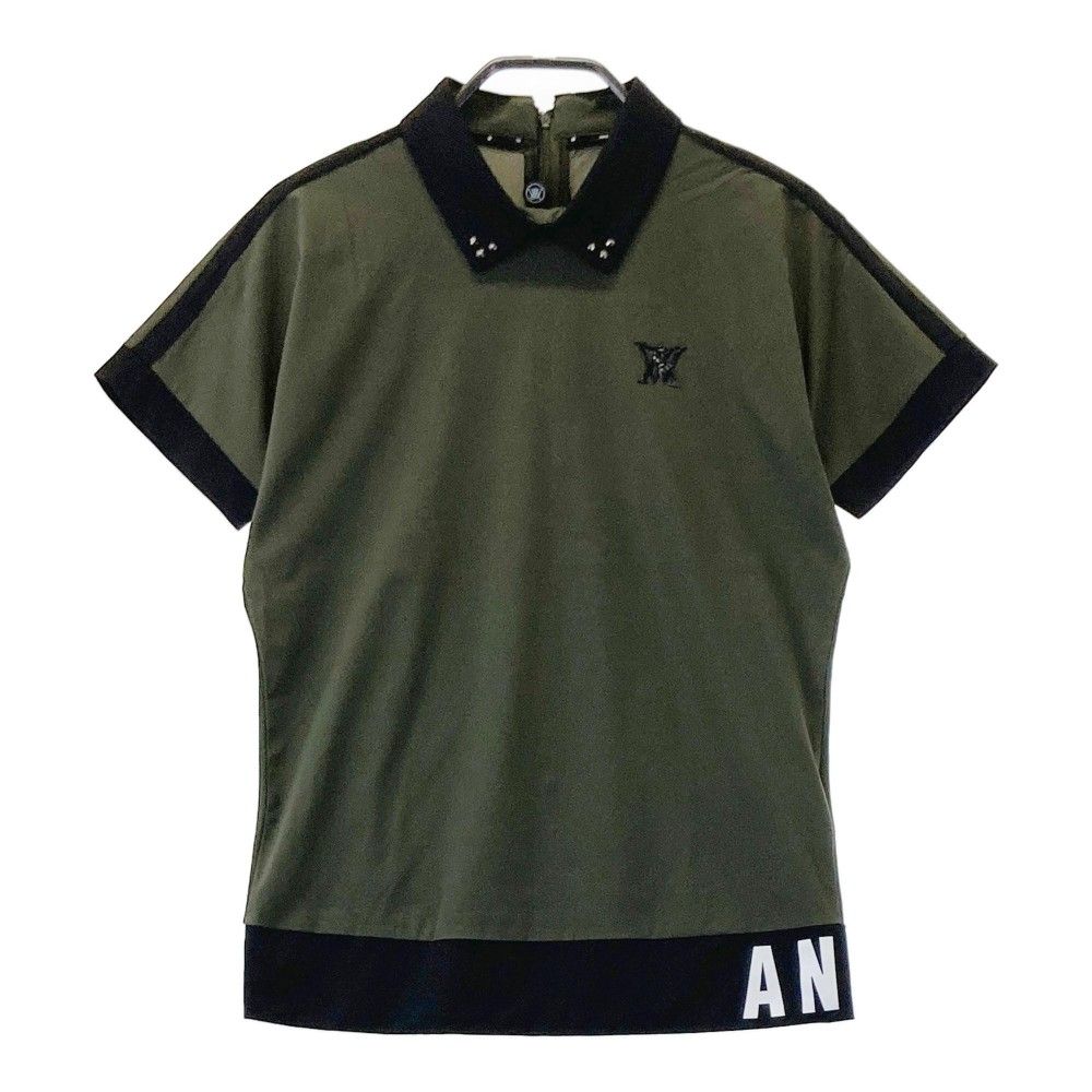サイズ:S ANEW GOLF アニューゴルフ 襟付 半袖Tシャツ カーキ系 サイズ:S ANEW GOLF アニューゴルフ 襟付 半袖Tシャツ カーキ系