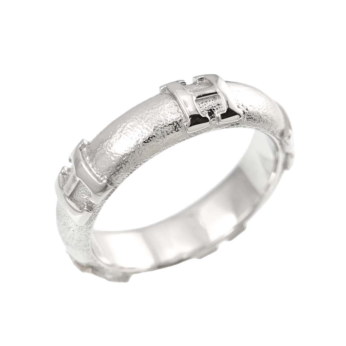 エルメス HERMES フィデリテ #46 リング K18 WG ホワイトゴールド 750  