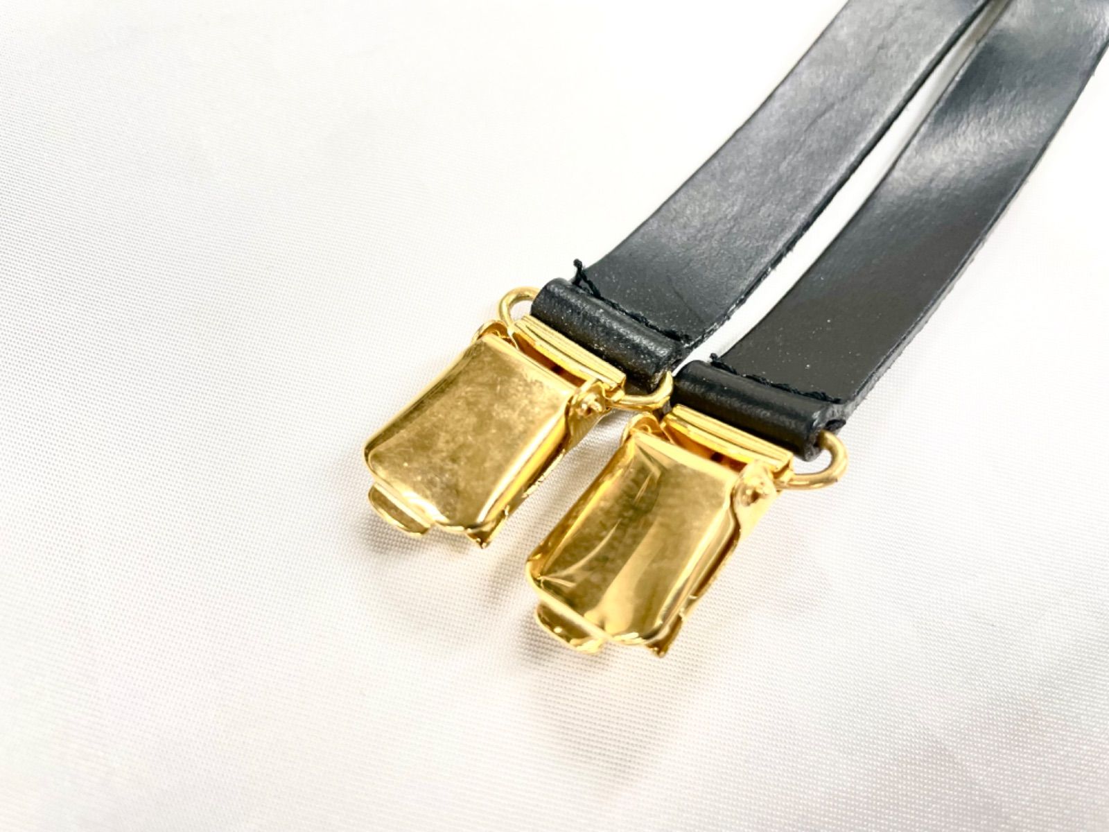 CHANEL シャネル ココマーク ロゴ サスペンダー キャンバス