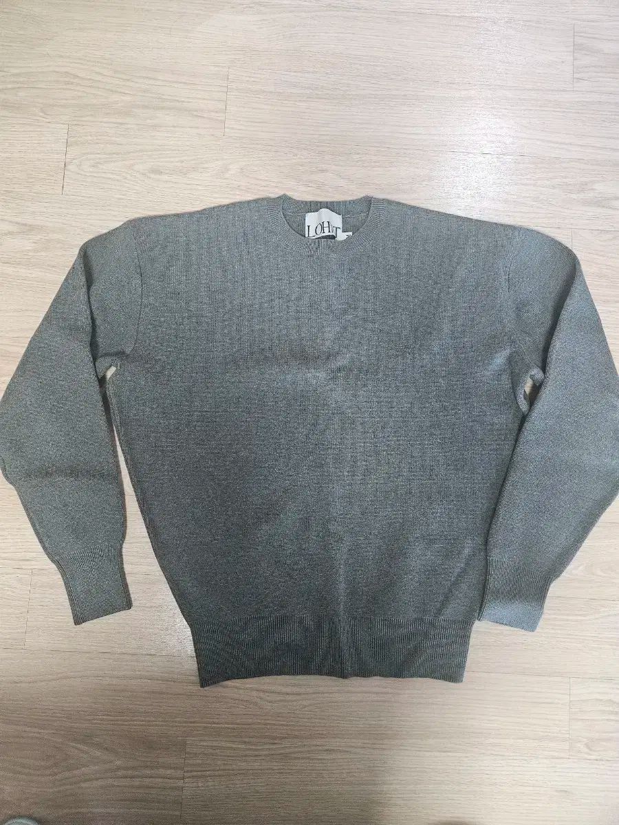 【雷市場（ポンジャン）商品韓国直送】 (測定値) ロング LOHNT ニット セーター グレー サイズ M
