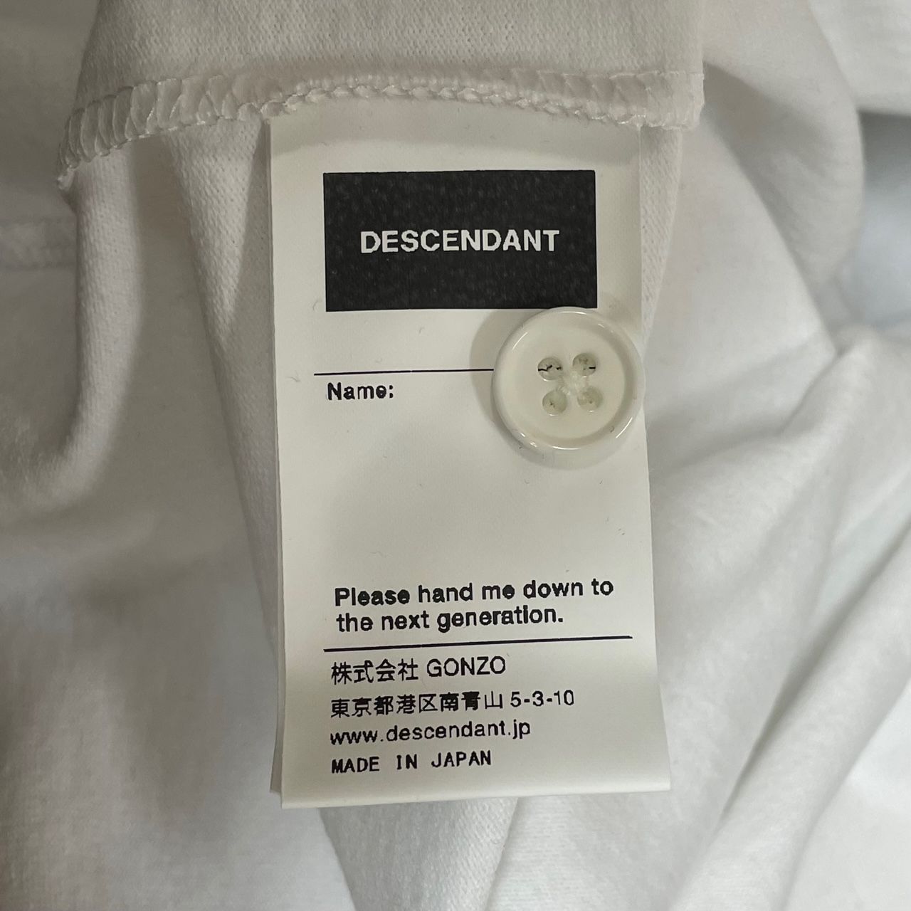 定価24200円 新品 DESCENDANT 23SS GENNAKER POLO SS ポロシャツ