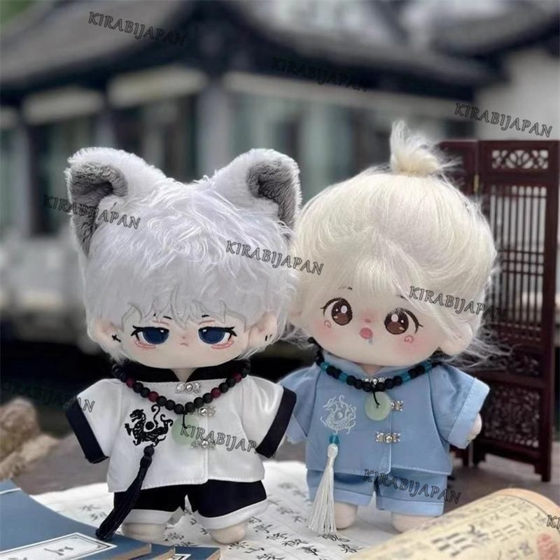 20cm ぬい服 中華服 白色 ぬいぐるみ 着せ替え 古風 中国 111