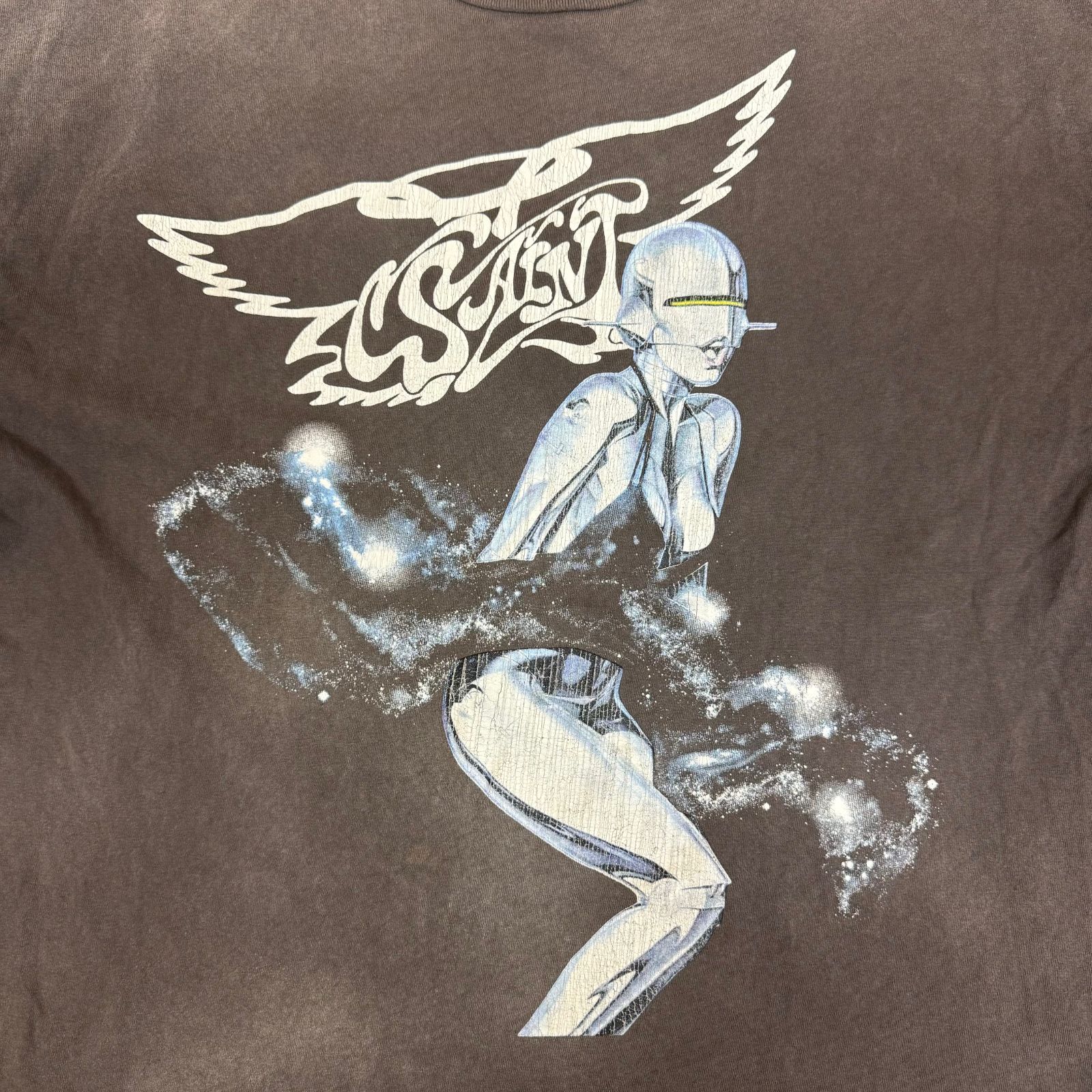 SAINT MICHAEL 22SS SORAYAMA SEXY ROBOT SS TEE 空山セクシーロボットTシャツ カットソー 空山基  セントマイケル コラボ SM-S22-0000-073 ブラック XL 77005A5 - メルカリ