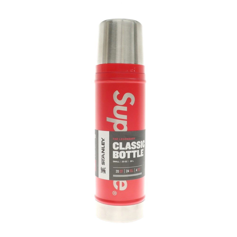 【中古】シュプリーム Supreme 2019年秋冬 Stanley 20 oz. Vacuum Insulated Bottle 真空断熱ボトル タンブラー レッドxシルバー【メンズ】