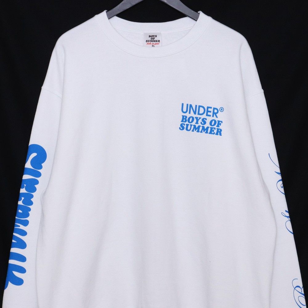 BOYS OF SUMMER Graphic Sweat Pullover XLサイズ ホワイト