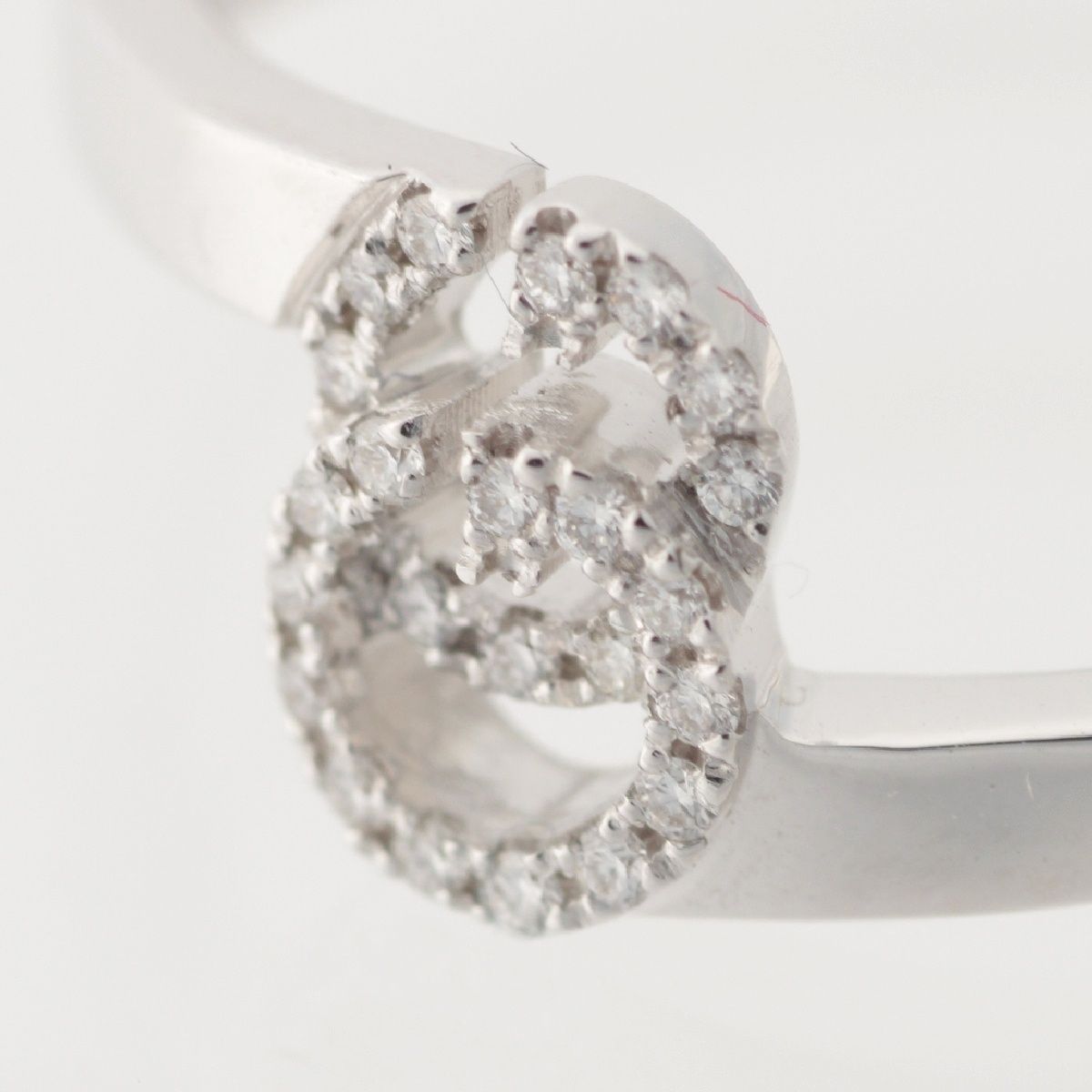 グッチ GGランニング 750WG ダイヤ リング 指輪 ジュエリー 750  