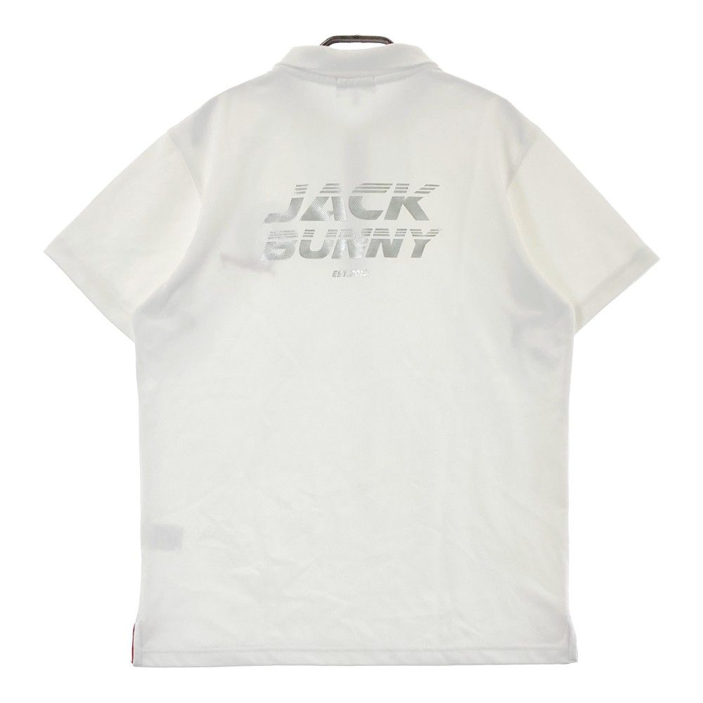Jack Bunny!! ジャックバニー ポロシャツ　ゴルフウェア　サイズ6 サイズ：6 JACK BUNNY ジャックバニー 半袖ポロシャツ ネイビー系