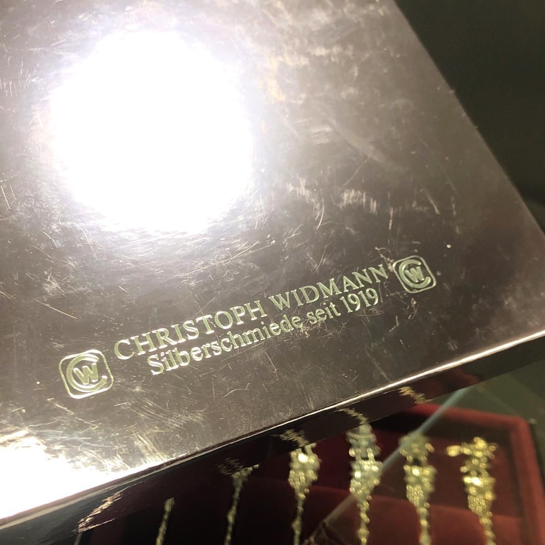 【美品・箱付き】クリストフ ウィドマン／SV925 銀製 デザートピック 6種 美品・箱付き】CHRISTOPH WIDMANN クリストフ ウィドマン／デザート