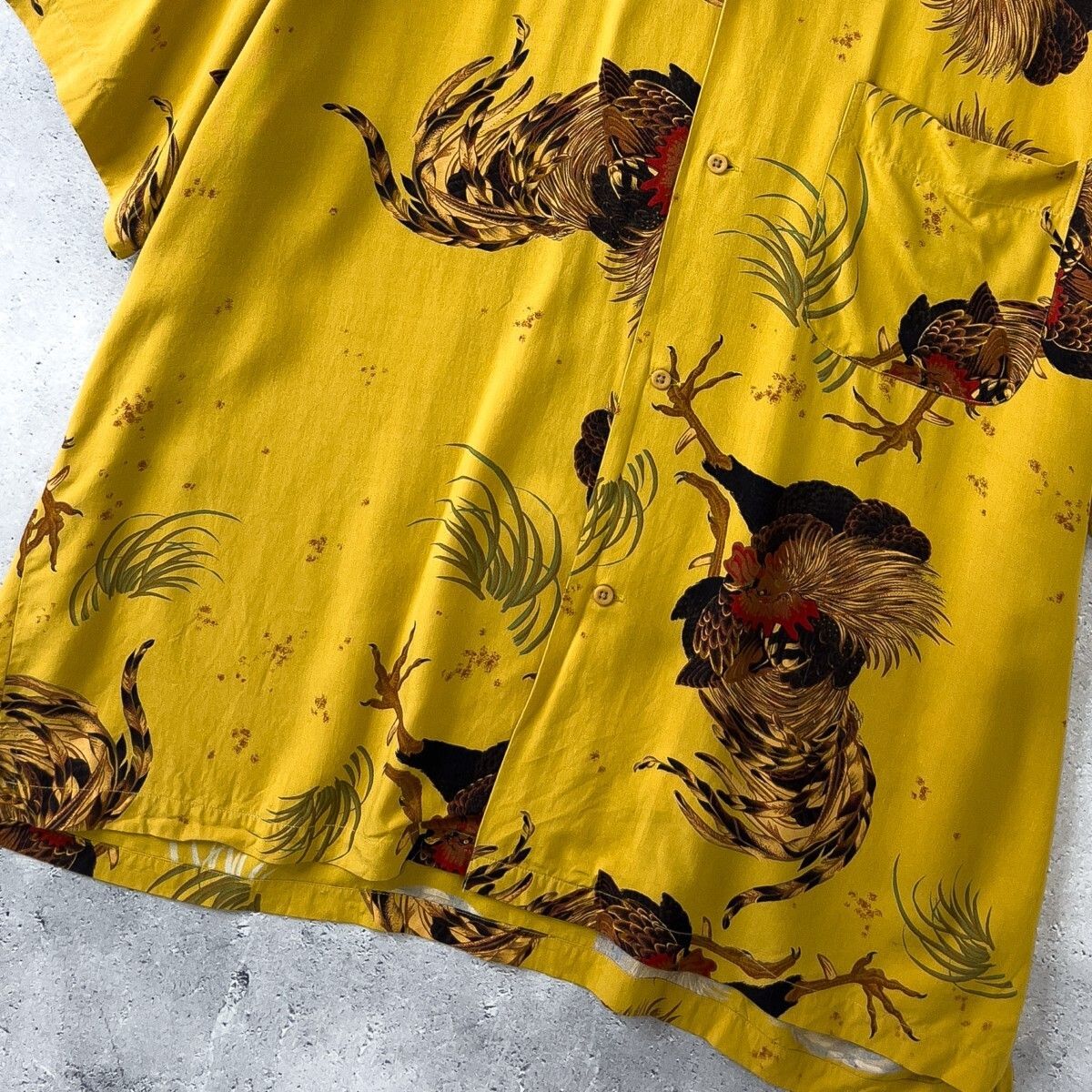 Karl Helmut カールヘルム 半袖 レーヨン アロハシャツ トップス