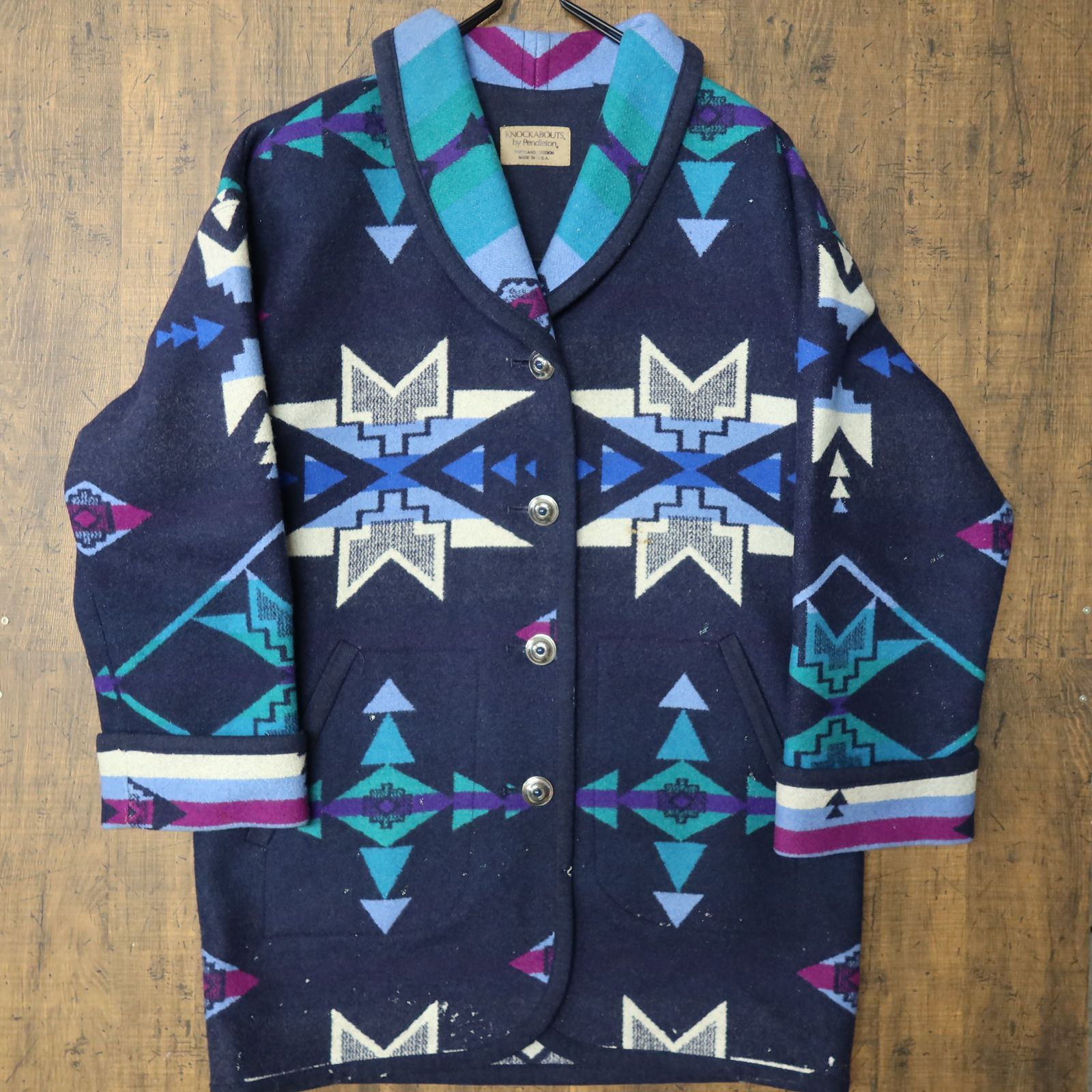 70s usa製 pendleton ペンドルトン ウールジャケット レアジャケット