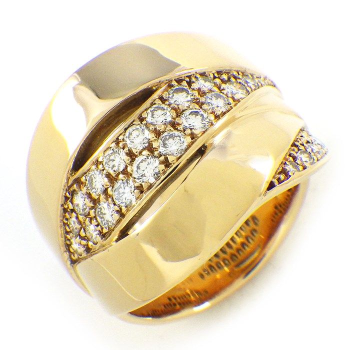 シャネル CHANEL リング ボルディック シグネチャー ワイド リボン  