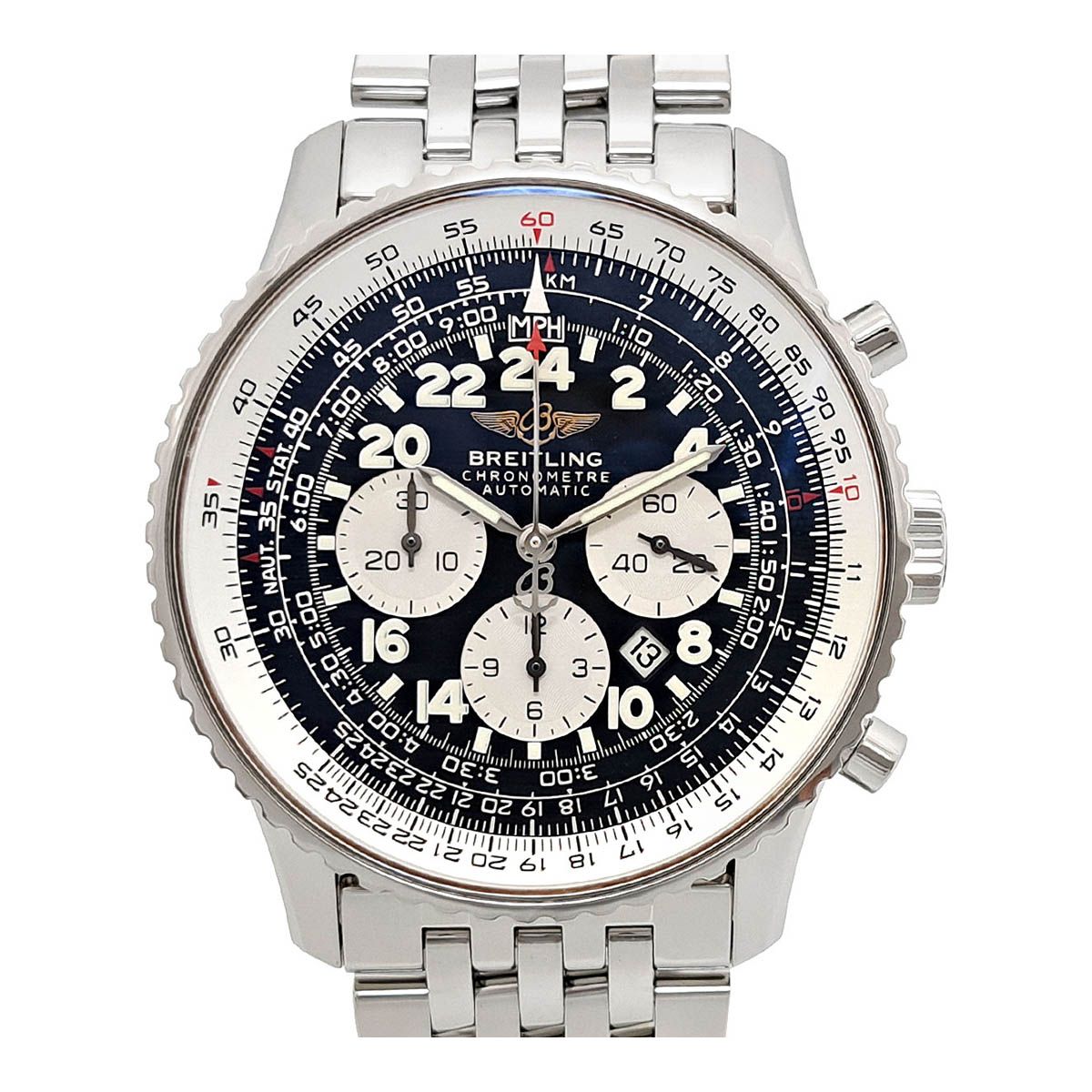 ブライトリング ナビタイマー コスモノート フライバック デイト 42 A22322 自動巻き ステンレススティール メンズ BREITLING【中古】 【時計】