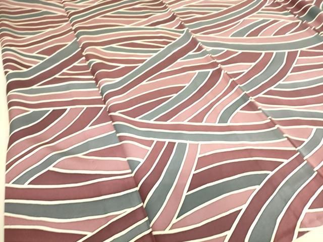 平和屋着物▽上質な小紋 単衣 幾何学文 正絹 逸品 DAAS0495az - メルカリ