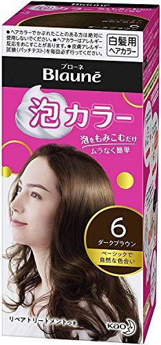 花王 ブローネ泡 ６ ダークブラウン １０８ｍｌ ×２０個セット