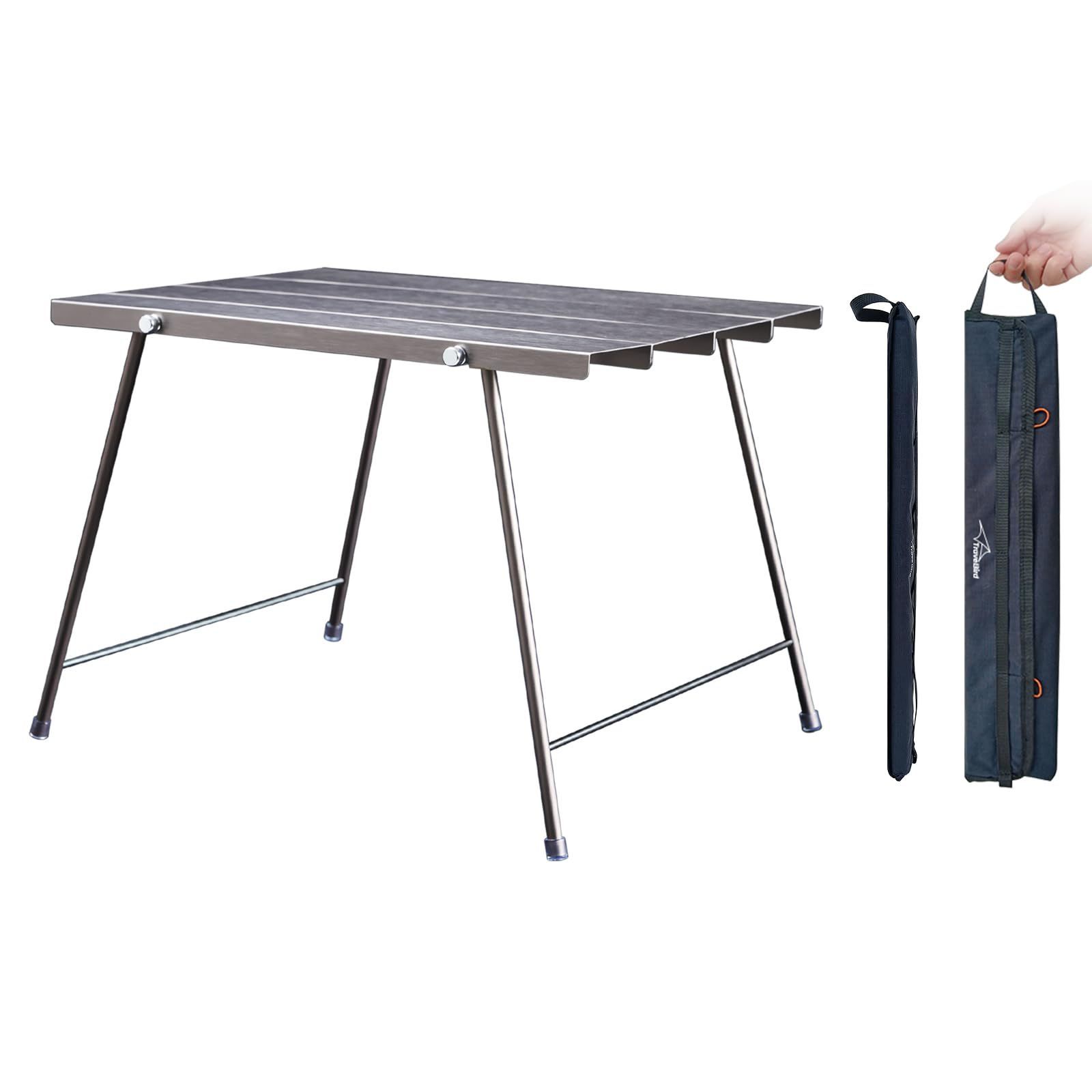 travelbird テーブル 小さく畳んで大きく使う！重さ僅か550gソロ最強