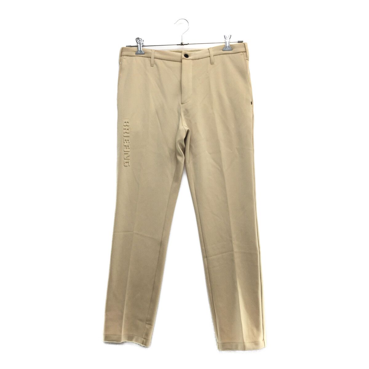 中古 メンズ ブリーフィング BRIEFING パンツ L ベージュ シンプル