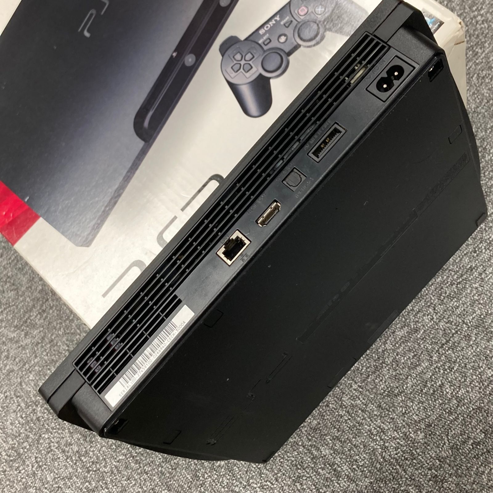 SONY PS3 CECH-3000A 本体 160GB チャコールブラック コントローラー DUALSHOCK 3 プレステ3 説明書付き み ゲーム 動作品 完備 20799 UP786_INFO