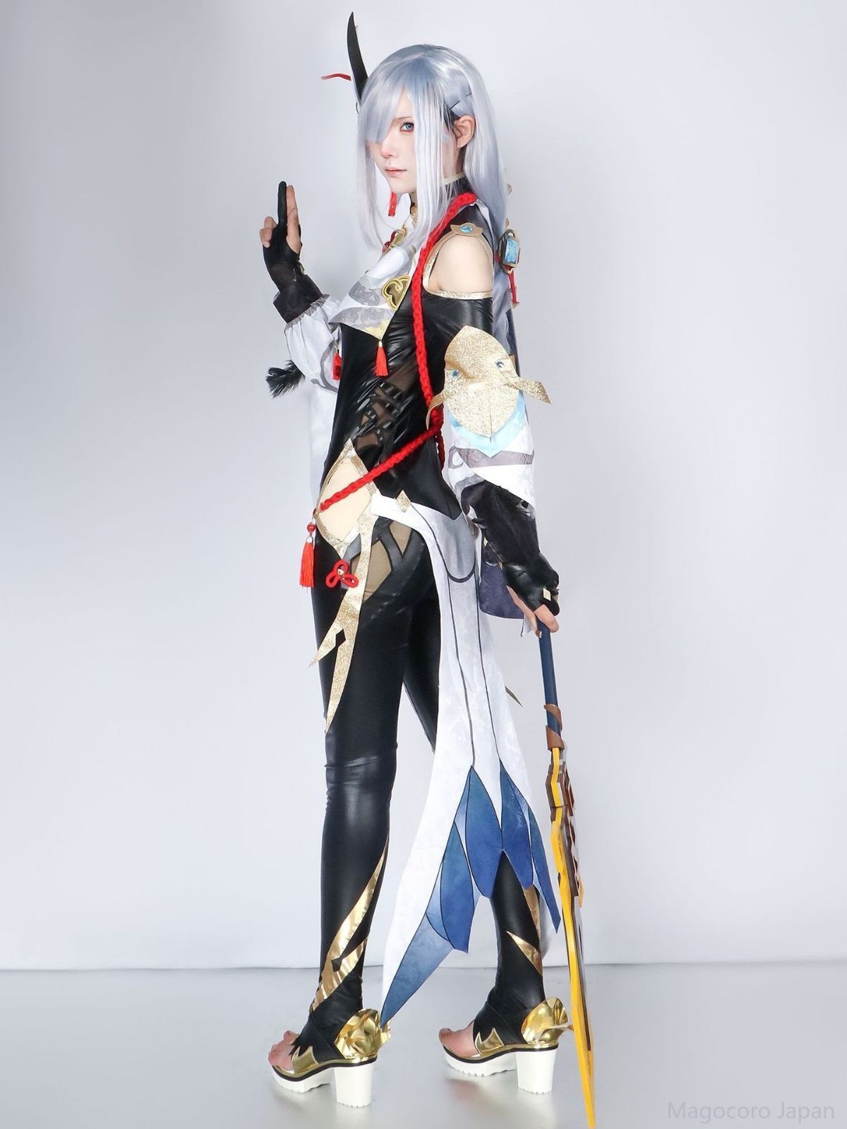 コスプレ衣装原神申鶴アニメコスプレ全身タイツゲームキャラクター衣装コスチュームレディース