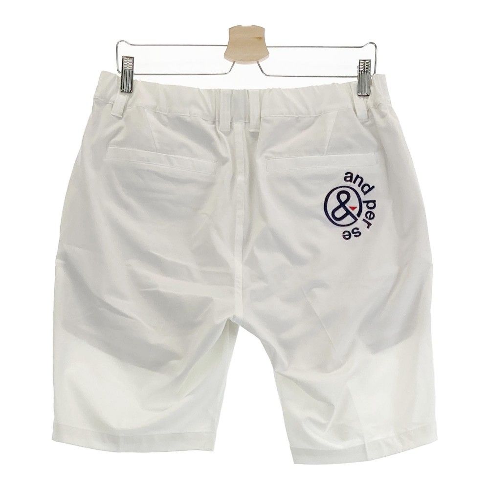 and per se ホワイトショートパンツ LL and per se 【40％OFF！セール！】アンパスィ/and (春夏モデル