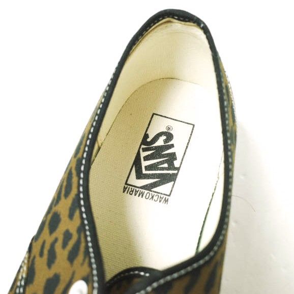 WACKO MARIA x VANS ワコマリア バンズ 23AW 別注 V44 AUTHENTIC レオパード オーセンティック 667569-0002 US11(29cm) BROWN スニーカー シューズ s18657 VANS x WACKO MARIA☆AUTHENTIC ワコマリアコラボ レオパード (VANS