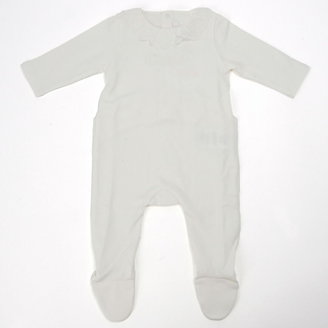 Chloe クロエ ベビーウェアセット ホワイト 20378 117 KIDS BABYGROW SET クロエ Chloe Chloe*ベビー服 (0-14 & ベストプレゼント