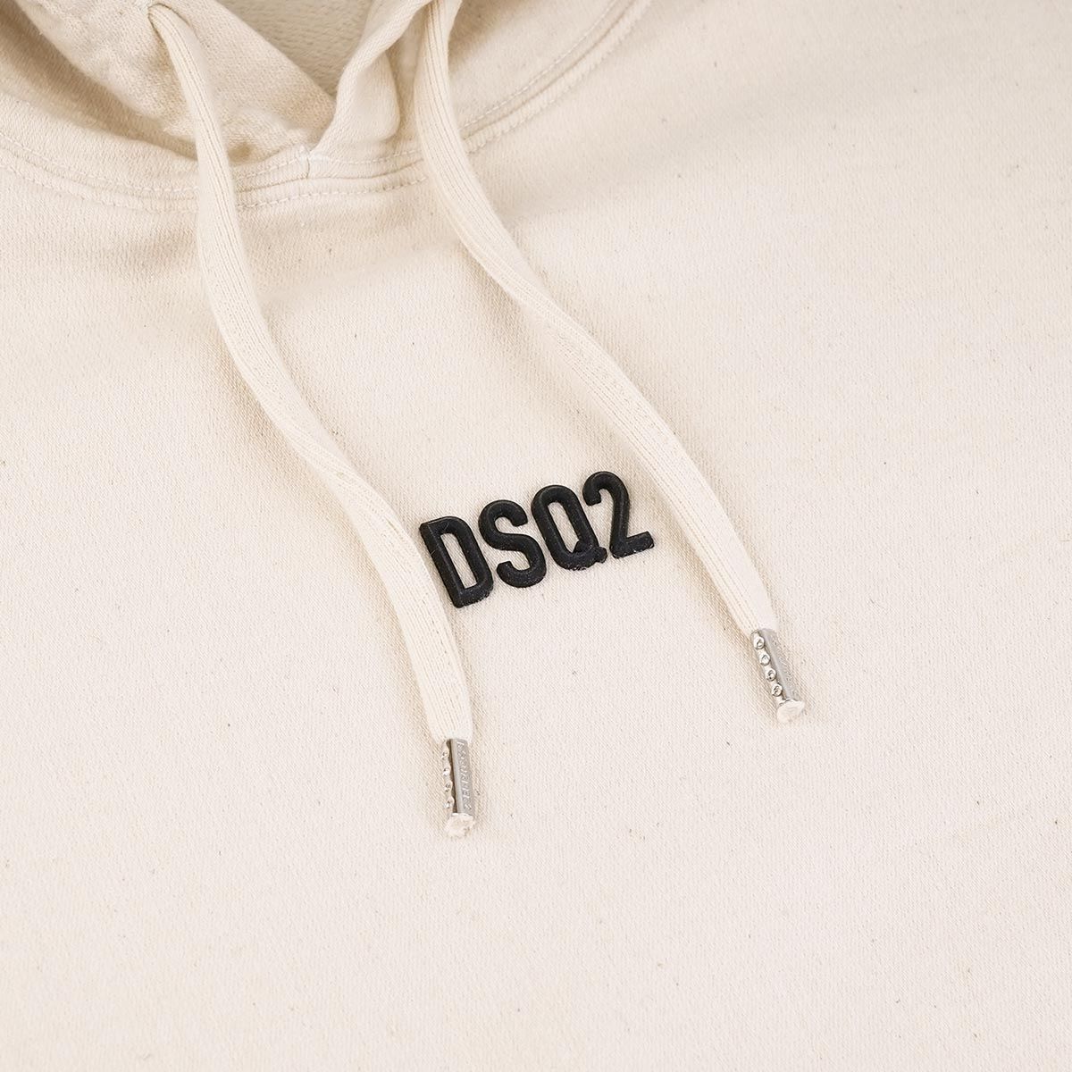 DSQUARED2 ディースクエアード パーカー S74GU0568 S54438 MINI DSQ2 HOODIE メンズ 男性  プルオーバーパーカー 103 BEIGE ベージュ