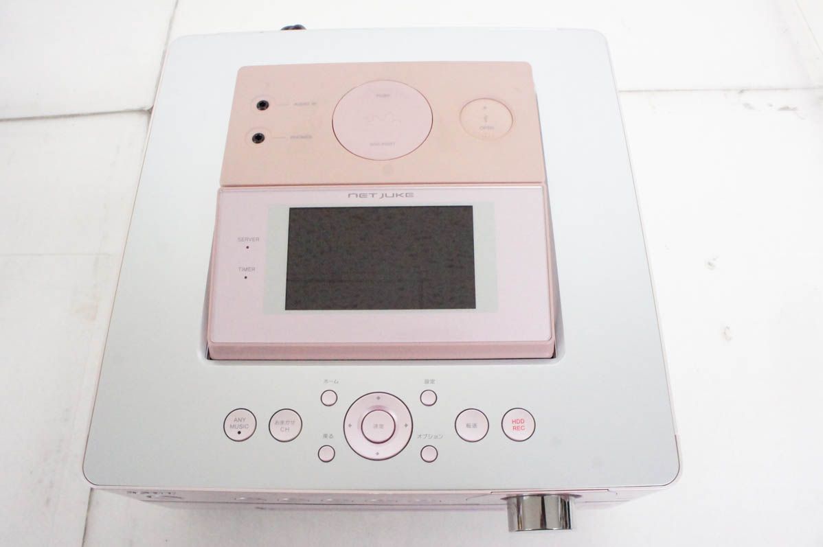 SONYソニー 販売 HDDコンポ CD／ラジオ NETJUKE NAS-D55HD HDD容量80GB