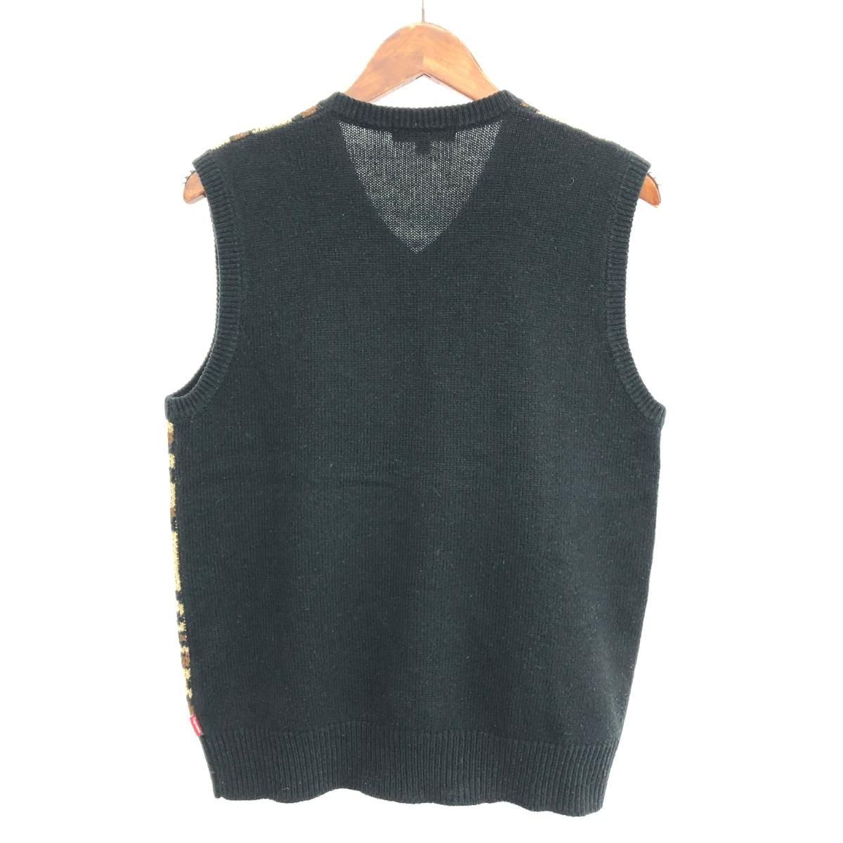 SUPREME シュプリーム ベスト Leopard Knit Vest ニット サイズ
