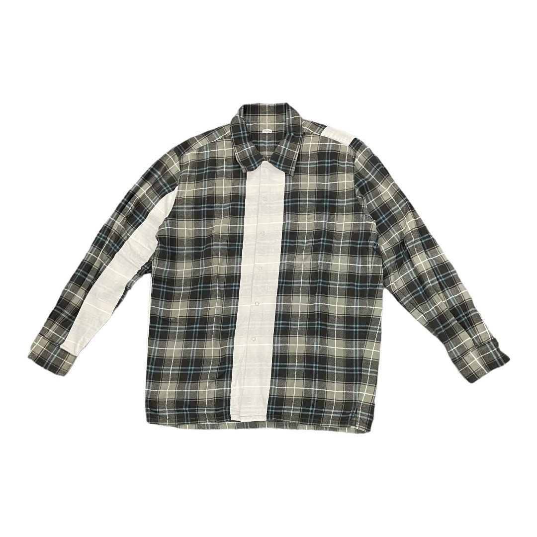 【定番】SEQUEL Line Check Shirt チェックシャツ XLチェック