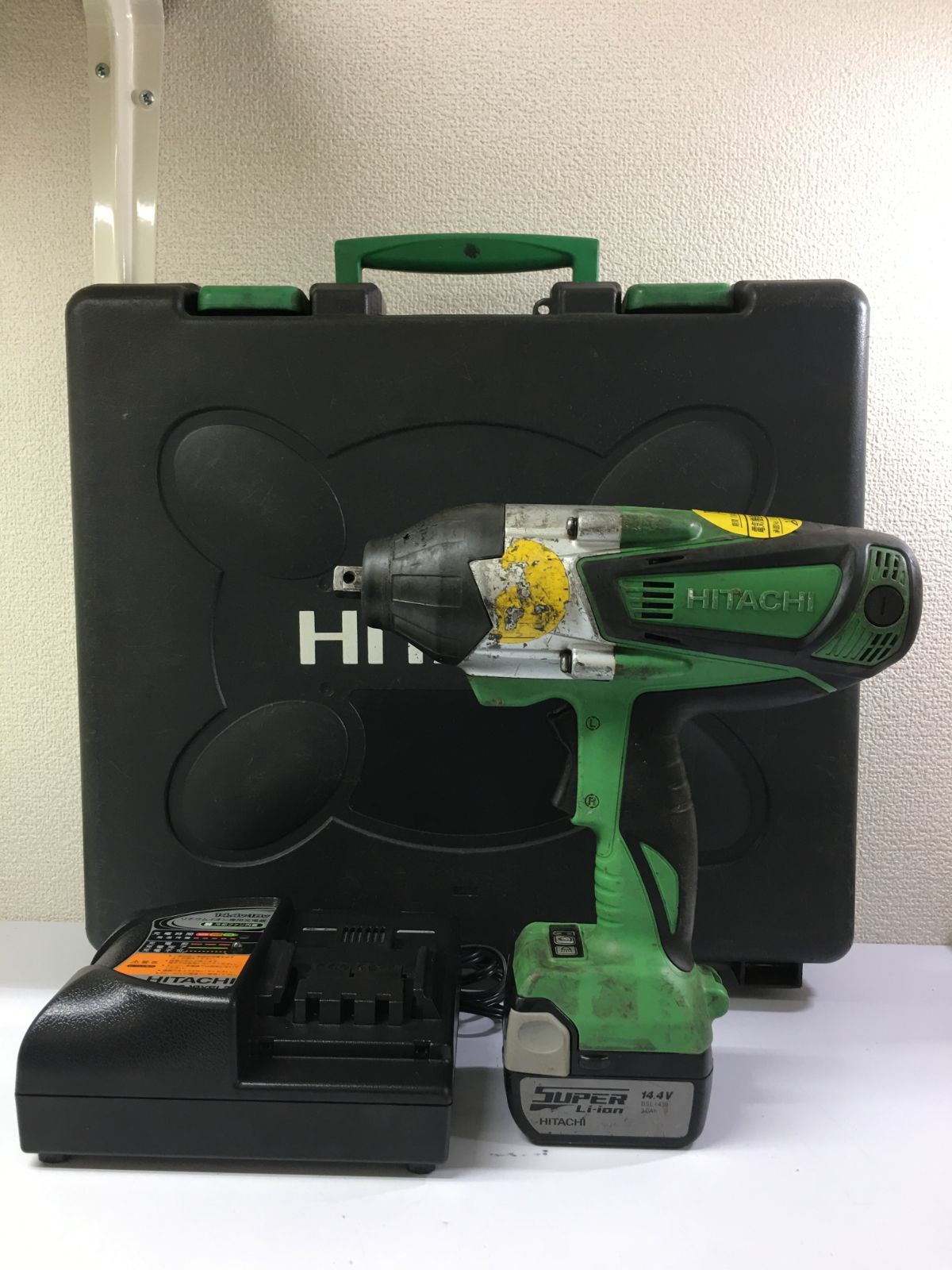 日立工機 14.4V コードレスインパクトレンチ WR14DSHL / ITM1IF4PA7E6 