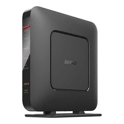 バッファロー WSR-1800AX4S|DBK Wi-Fi 6 11ax 対応Wi-Fiルーター 1201 573Mbps AirStation
