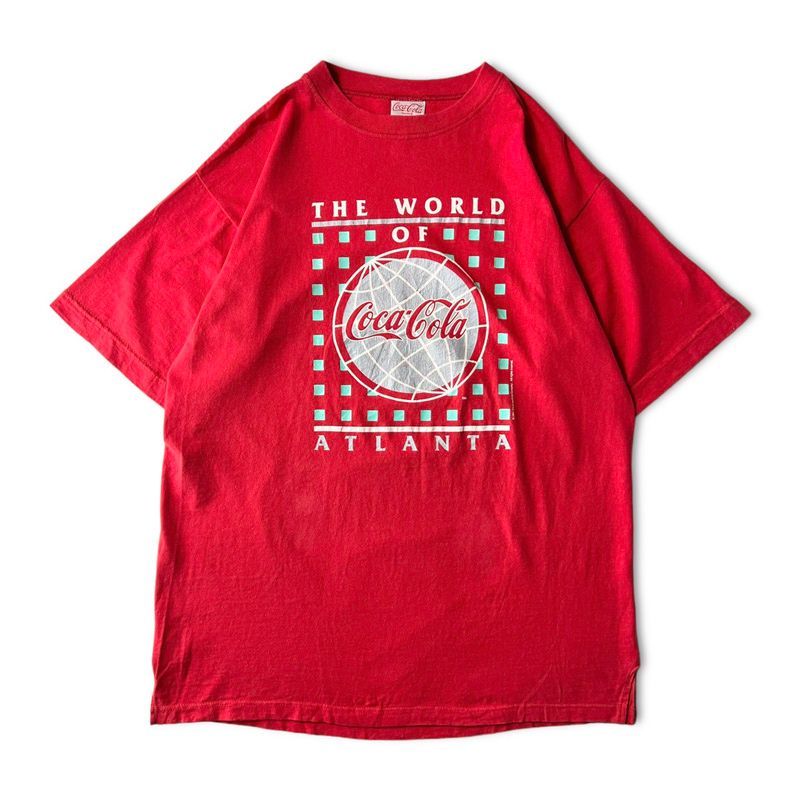 90s USA製 Coca Cola ロゴ プリント 半袖 Tシャツ XL / 90年代