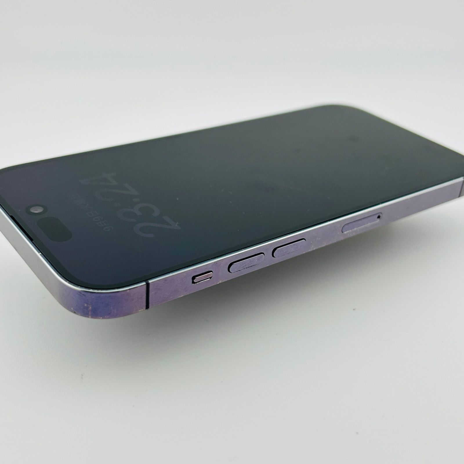 バッテリー新品 iPhone 14 Pro 256GB ディープパープル SIM