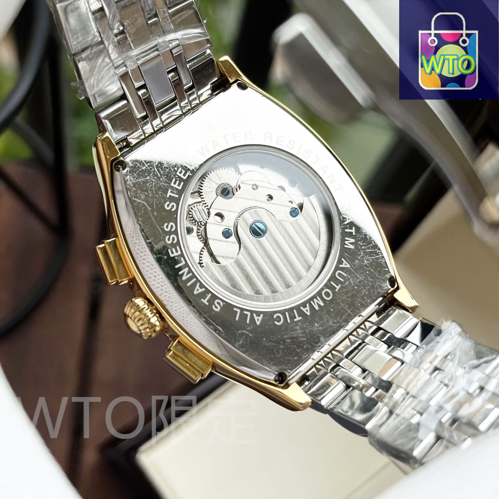 42mm｜自動巻き機械式×316L鋼｜サンレイ文字盤 ビジネス-カジュアル｜