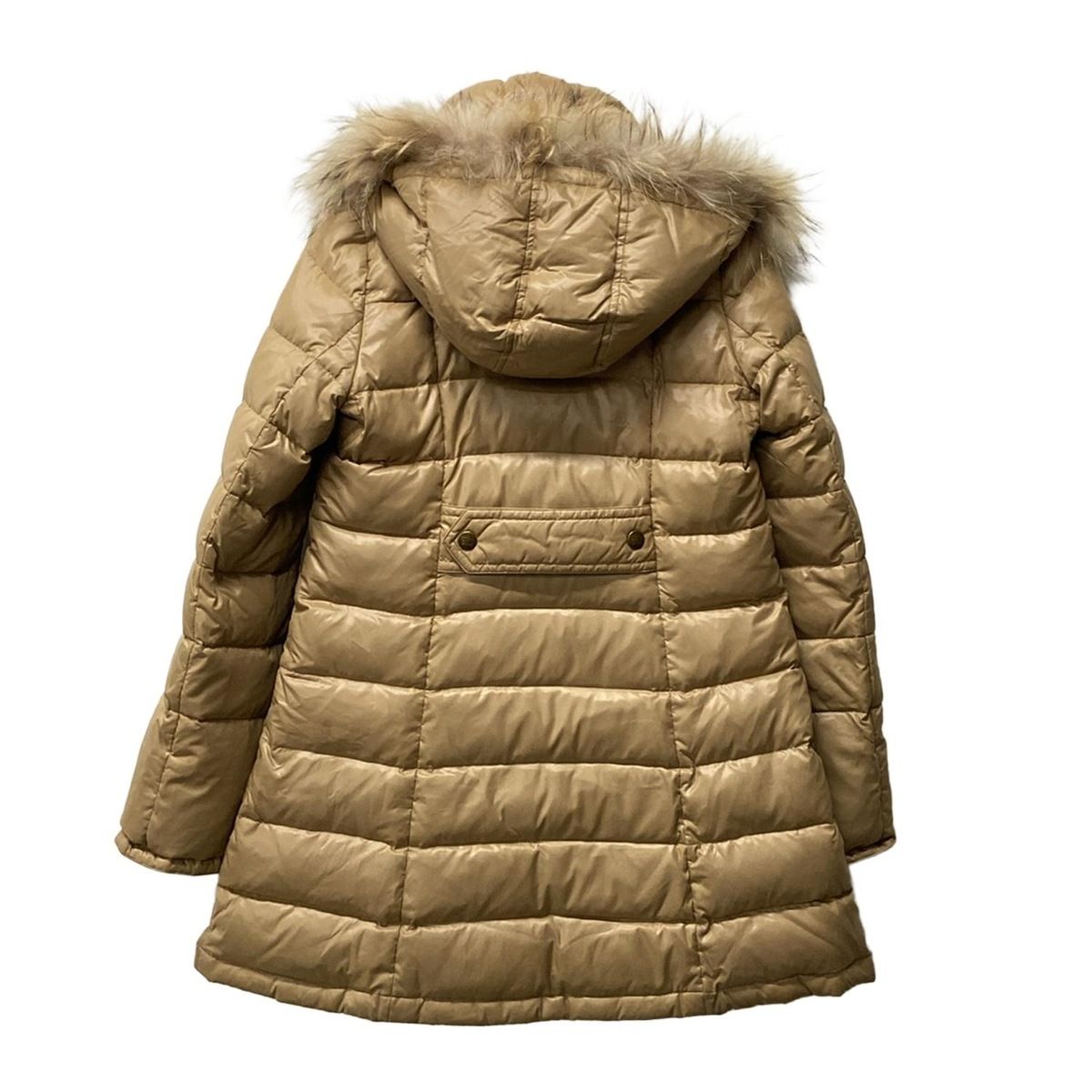 【BURBERRY】lady's ダウンジャケット フード 取り外し可能 バーバリーブルーレーベル ダウンコート サイズ40 M レディース