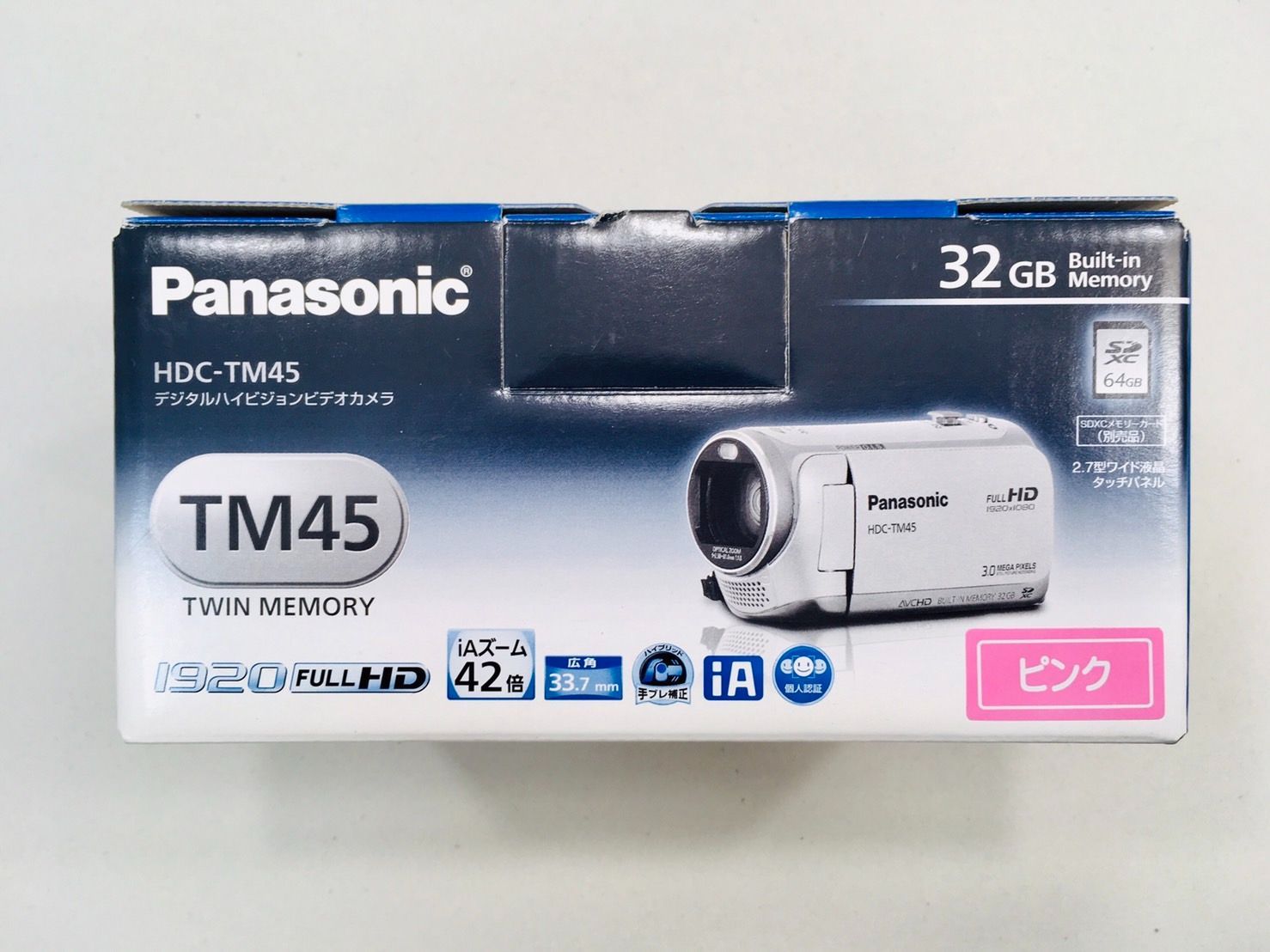 美品】パナソニック デジタルビデオカメラ HDC-TM45 407-0036 - メルカリ
