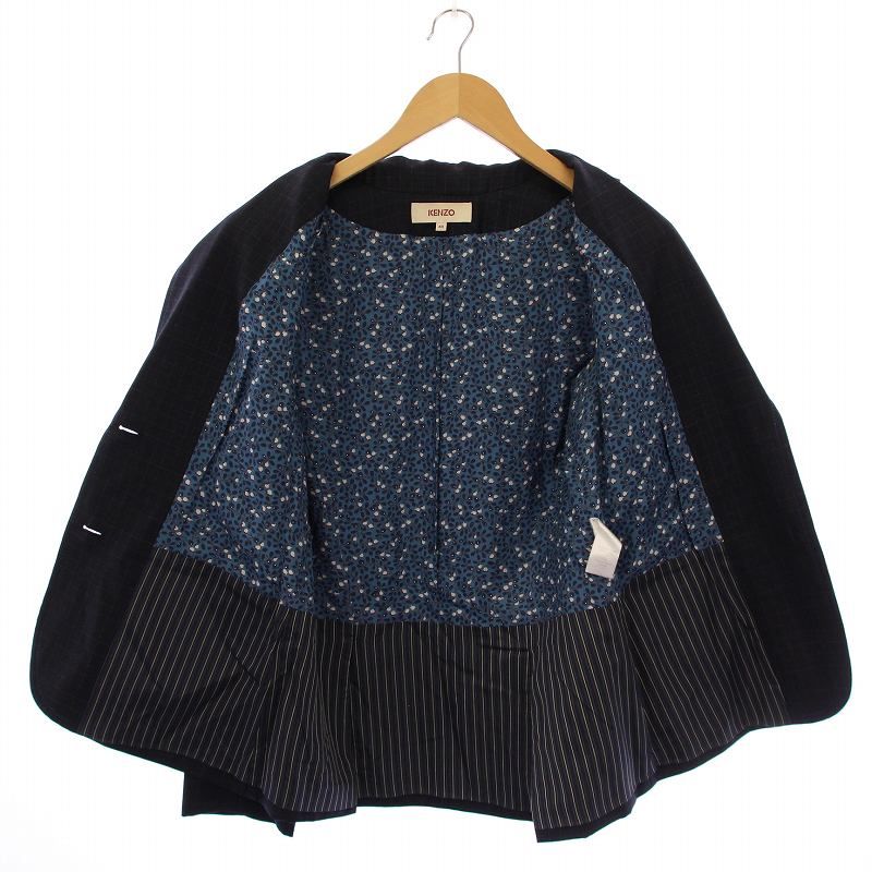 ケンゾー KENZO テーラードジャケット 総裏地 シングル 2B